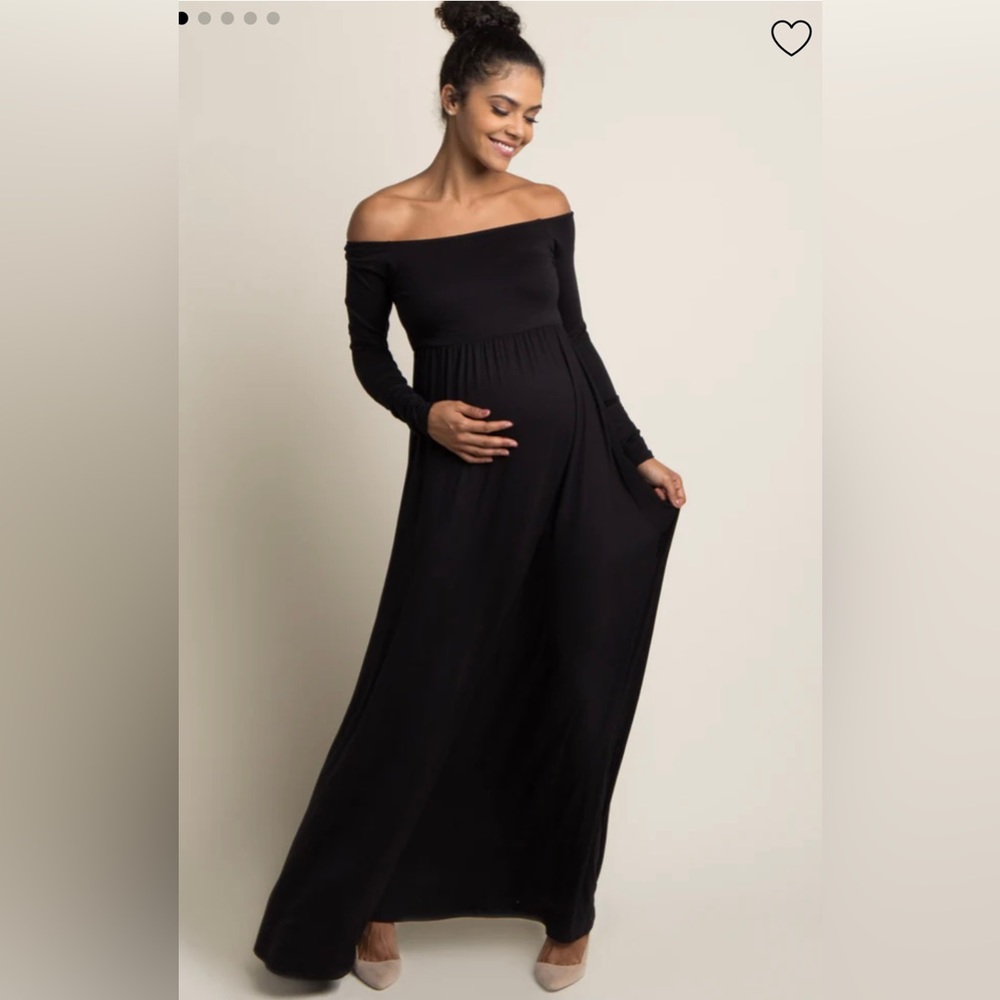 Pinkblush Off the Shoulder Maxi Dress